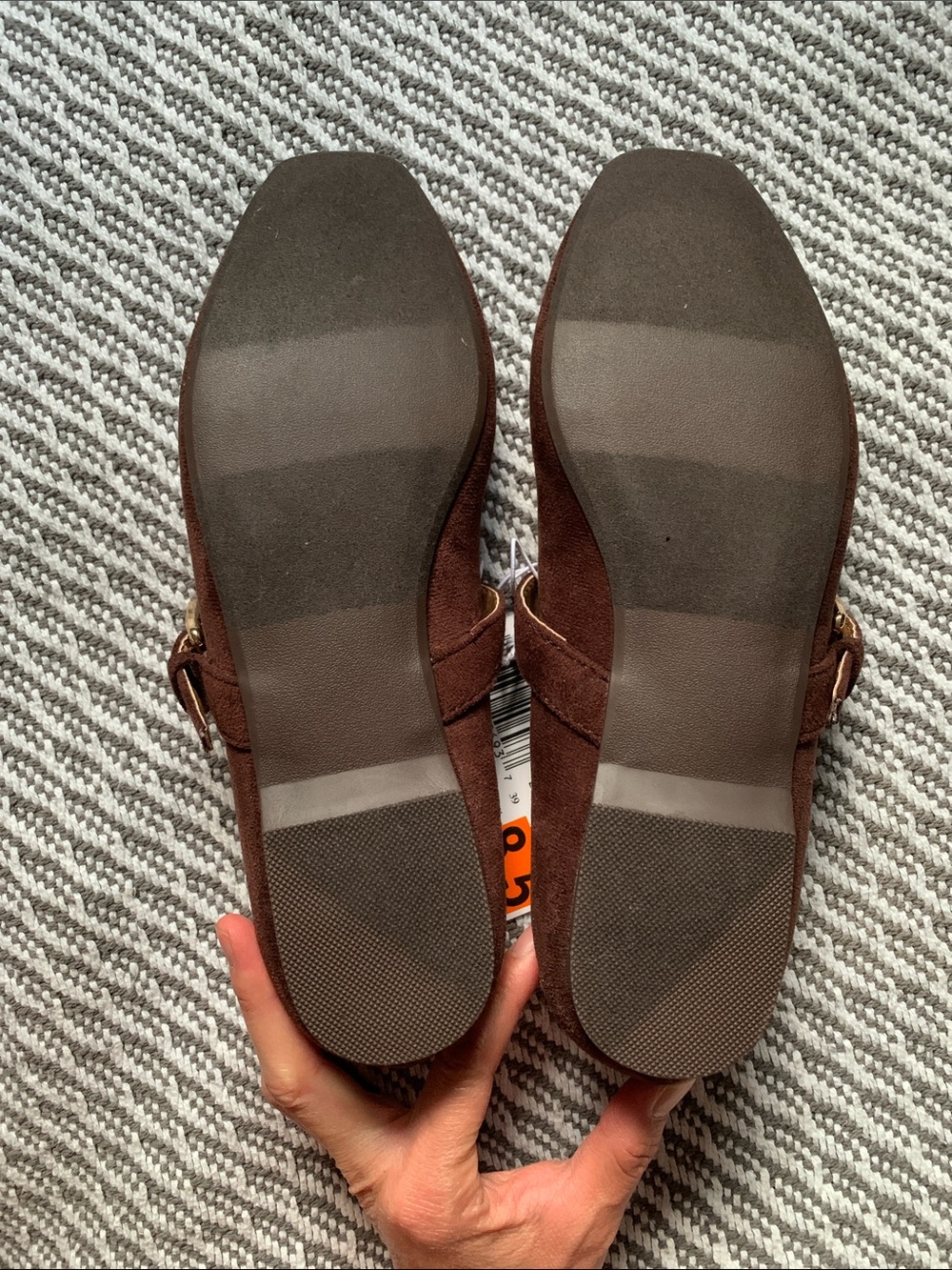 NWB DV dolce vita brown buckled flats - Picture 5 of 9